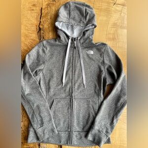 The North Face Heather Gray Full-Zip Hoodie
